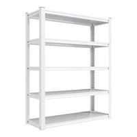 摩霄家用钢制落地书架置物架儿童简易书柜五层收纳架100*35*160 【五层 通立柱】长100宽35高160