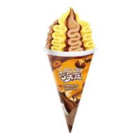 伊利巧乐兹黑巧森林莓大脆筒焦糖烤栗口巧克力香草85g3口味自选 焦糖烤栗口味脆筒85克