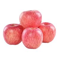 桃尝乐洛川红富士苹果新鲜水果脆甜多汁一级大果部分地区次日达 75mm+精品一级苹果 净重4.5斤【JD快递】