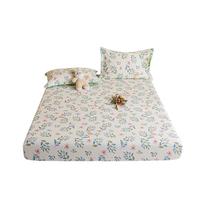 名创优品 100%全棉床笠纯棉床笠罩180x200cm床罩床垫保护套床套罩1.8x2米