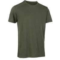 迪卡侬(DECATHLON)短袖速干衣T恤男上衣运动透气半袖宽松训练跑步FICM 亚麻绿-面料升级 XL (欧码版型,拍小一码)