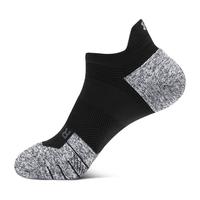 安德玛(UNDERARMOUR)ArmourDry男女同款跑步运动浅口袜子1376075 黑色001 XL
