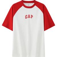 Gap/盖璞 纯棉 男士短袖T恤 XL (180/100A) 亚洲尺码 白紫撞色
