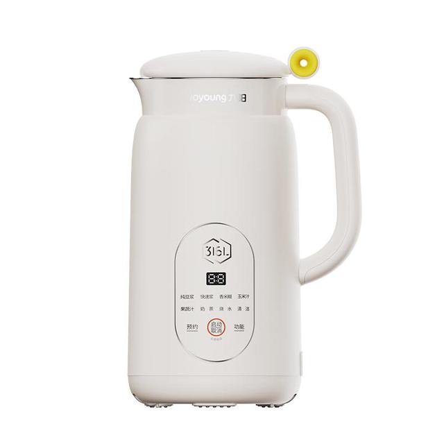 移动端、京东百亿补贴：九阳 豆浆机0.6L轻巧容量316L不锈钢破壁机小型家用多功能榨汁机D2526Pro