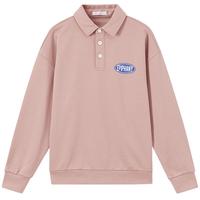 美特斯邦威polo领卫衣男春秋潮流帅气学院风宽松男士衣服 油黄 M 170 92A