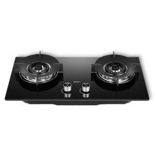 名气 燃气灶天然气家用嵌入式煤气灶双灶台猛火灶具5.2kW底盘可调