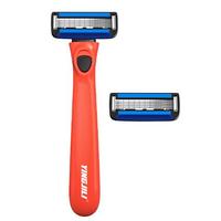  YINGJILI/英吉利 双层润滑 男士剃须刀 刀头  1柄2刀头