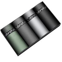 cabra kalani男士内裤男莫代尔抗菌宽松大码轻薄冰丝透气平角中腰四角短裤头 【莫代尔抗菌款】绿+灰+灰+黑 4条 2XL (135-150斤)