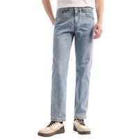 九牧王男裤牛仔裤S25春夏季【空气牛仔裤专业版】轻盈透气弹力长裤男 天蓝 +合体版+TJ1EX10333 43 码=185/108C=(3.27)尺=109cm