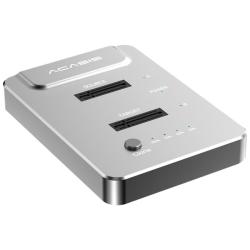 ACASIS 双盘位 M.2 NVMe硬盘盒底座 Type-C3.1接口 固态移动硬盘外置盒 笔记本电脑对拷贝阵列