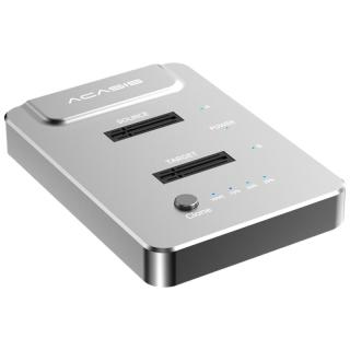 ACASIS 双盘位 M.2 NVMe硬盘盒底座 Type-C3.1接口 固态移动硬盘外置盒 笔记本电脑对拷贝阵列