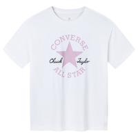 Converse匡威童装男女童凉感短袖T恤夏季舒适透气宽松版型儿童短T 纯白色 160 /80 【身高158-170cm】