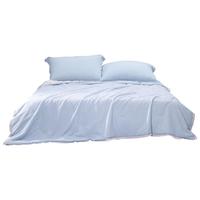 太湖雪 100%蚕丝空调被双面凉感夏凉被 A类抗菌可机洗 蓝2*2.3m 双面凉感-蓝 200cm*230cm