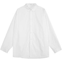春季纯色宽松休闲百搭基础款长袖衬衫 【男女同款】