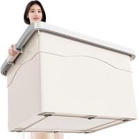 箱居收纳箱大号整理箱大容量家用衣服玩具储物箱车用后备箱塑料周转箱 中号60#密封【38*27*20cm】