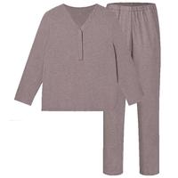nest designs月子服产妇睡衣家居服孕前产后孕期时尚哺乳套装 浆果紫 M