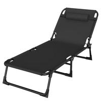 九千谷折叠床单人床办公室午睡床午休折叠床医用陪护床行军床加固黑3300