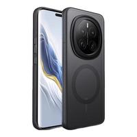 京工智造 强抗指纹 荣耀Magic7Pro手机壳+水凝膜+镜头膜 PC+TPU+铝合金 透黑