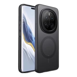  京工智造 强抗指纹 荣耀Magic7手机壳  PC+TPU+铝合金 透黑