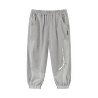 左西童装男童防蚊裤儿童裤子夏季薄款凉感速干2025夏装运动裤 绿色 【轻量便携】 110