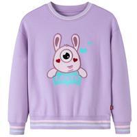 Levi's 李维斯童装女童小怪兽卫衣春秋儿童圆领可爱上衣 兰花盛开 110 /56 【身高104-110cm】