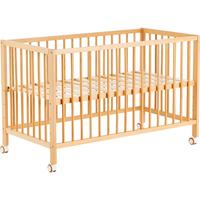 LINSY KIDS林氏家居婴儿床拼接大床全实木床多功能可移动宝宝床LS535 婴儿床（0.6*1.2）+床垫