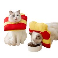 宠物猫咪卡通食物造型伊丽莎白圈软圈防舔轻薄狗狗绝育可吃饭