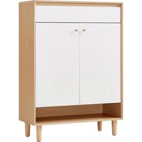 林氏家居入户门鞋柜2024大容量多层超大家用门口林氏木业 UV3N-B0.8m鞋柜