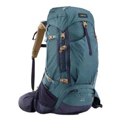 迪卡侬 双肩背包登山徒步旅行户外旅行行李MT500Air大容量60L-4006198 暗矿蓝B_60L