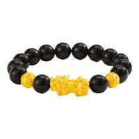 爱恋貔貅黄金手链男足金转运珠手串老公爸爸父亲 约5.15g-多退少补