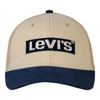 LEVI'S李维斯儿童鸭舌帽男女童网面拼接棒球帽夏季遮阳透气帽子