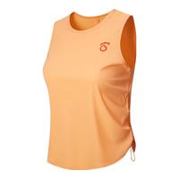 马孔多（macondo）女子可甜可辣跑步背心3代轻量吸湿速干凉感防晒UPF50+运动上衣 桃子果冻 M