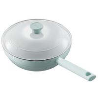 美的(Midea)不粘锅炒锅炒菜锅蒸锅蒸炒一体锅家用多功能锅燃气电磁炉通用 【锁鲜】金属盖 28cm