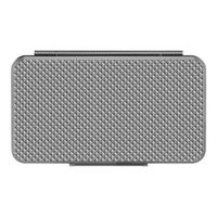 CIGARONIXSUSHUN便携金属铝合金3CM户外旅行个性海绵内衬保湿盒超薄5支 冰霜青+两片雪松(放置在海绵下)