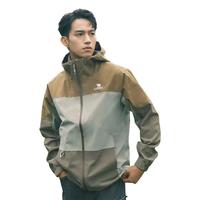 骆驼（CAMEL）【云川】户外山系冲锋衣男款单冲防风防水旅行露营拼色外套女 灰钴蓝/杉木绿/幻影黑，男