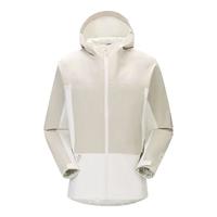 骆驼（CAMEL）【云川】户外山系冲锋衣男款单冲防风防水旅行露营拼色外套女 燕麦灰/暖白，男 S