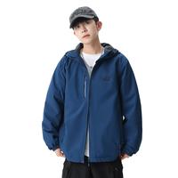 棉服男款加绒外套2025款秋冬上衣摇粒绒宽松男外套加厚