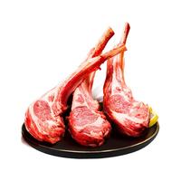 东来顺 内蒙古羔羊原切法排小切1斤 烧烤战斧法式羊排 清真中华老字号 原切法排小切1斤装