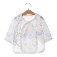 新生儿衣服0-3个月半背衣纯棉婴儿外出服透气宝宝包屁衣哈衣