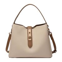 稻草人包包女包2025牛皮大容量水桶单肩斜挎包38妇