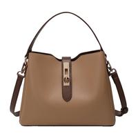稻草人包包女包2025牛皮大容量水桶单肩斜挎包38妇