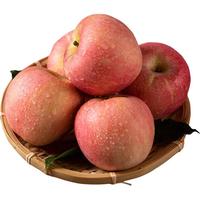 京鲜生 陕西洛川苹果红富士 净重10斤 单果180g-220g 生鲜水果 洛川苹果 10斤 单果180g起