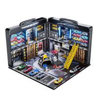 班迪萌（BANDIMENG）儿童合金小汽车玩具模型维修车库改装停车场男孩 多功能梦想改装车房-14车 【精选】