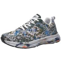 卡帝乐鳄鱼 迷彩鞋男跑鞋超轻耐磨运动鞋轻便软底作训跑步鞋大码军改训练胶鞋 迷彩绿 41