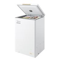 美的 Midea冰柜 家用小冰柜 100升速冻减霜80%超低温冷柜小型-40℃速冻一级能效冷藏冷冻转化BD/BC-102EMR 【热销】减霜80% 100L