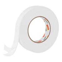得力 高粘EVA泡棉双面胶带 泡沫双面胶强力胶 24mm*5y*2.5mm加厚 白色1卷袋装 办公用品 30412