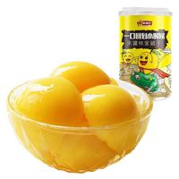 林家铺子糖水黄桃罐头开罐即食 425g*6罐黄桃罐头