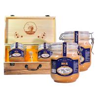 CNACKA蜂蜜俄罗斯国家营养食品新年货礼盒长辈老人父母 沙棘蜜1KG*2瓶(高端木质礼盒装)