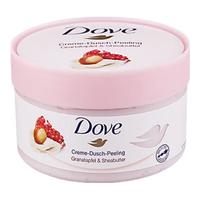 多芬多芬（Dove）身体乳磨砂膏保湿补水牛奶肌润肤乳嫩白霜 大白碗男女通用去角质 【经典】石榴籽木果磨砂膏225ml