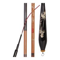 熊火听竹轩溪流竿1.8m碳素28调短节微物竿儿童鱼竿便携小手杆台钓鱼竿 1.8m 28调 小物竿+配件礼包